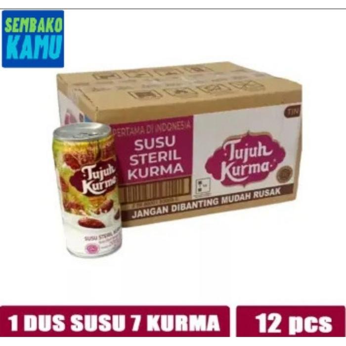 Gambar Hot Sale! Tujuh Kurma Susu Steril Kurma 1 Dus Isi 12 X 200 Ml Murah dari Chill Drinks undefined Tokopedia