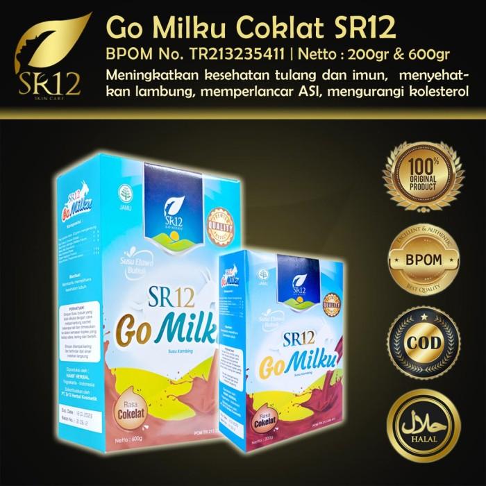 Gambar Susu GoMilku Coklat SR12 Susu Kambing Etawa Go Milku Rasa Coklat SR 12 - Coklat 200gr dari anggunMarkett undefined Tokopedia