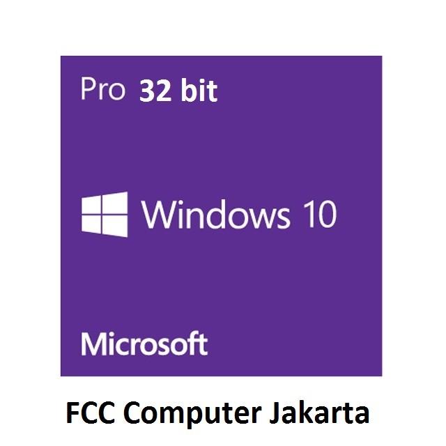 Gambar PTC Microsoft Windows 10 Professional 32Bit Original Software DVD dari Snow0 Shopp undefined Tokopedia