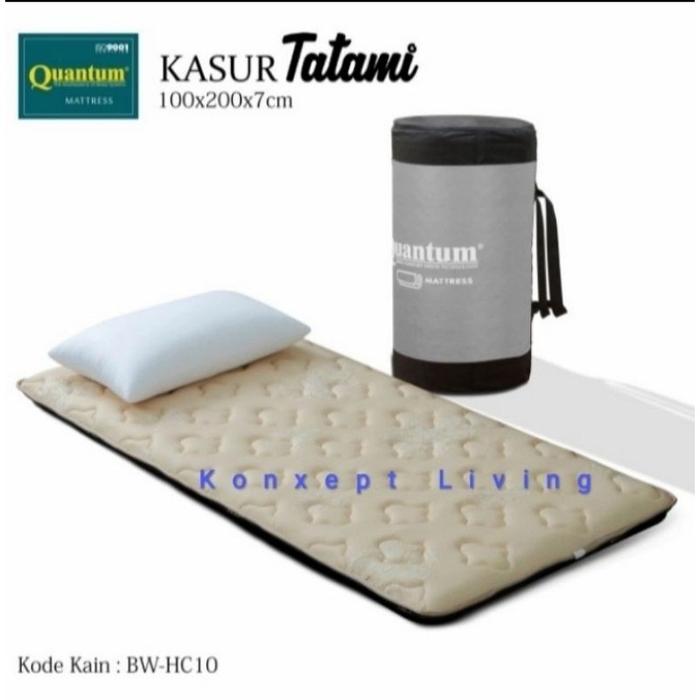 Gambar Kasur Lantai//Kasur Gulung Quantum Tatami 100x200 dari mirhan1 undefined Tokopedia