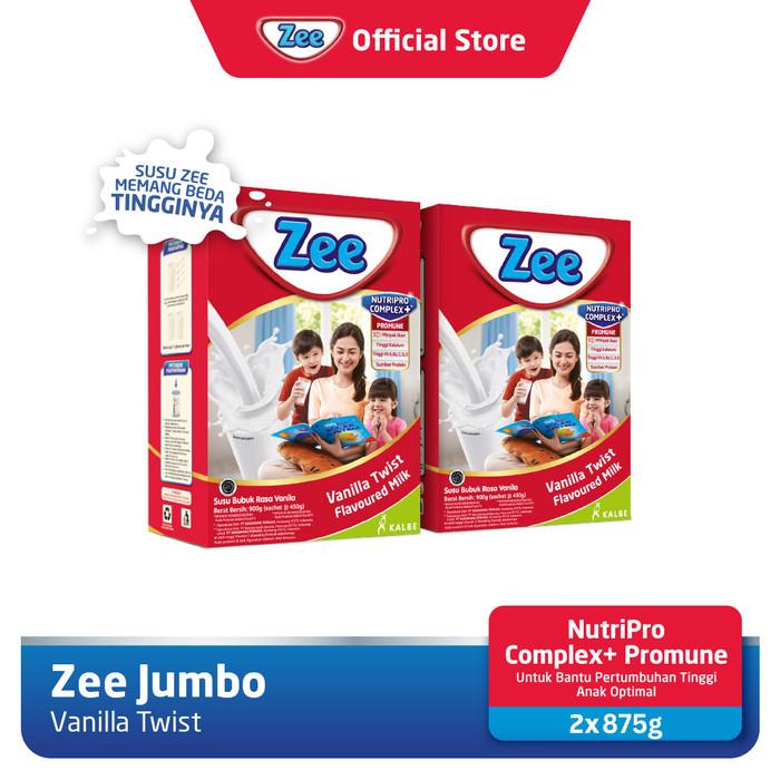 Gambar Zee Reguler Jumbo Vanilla Twist Milk 2x450G (2 Pack) dari Fawkes Storee undefined Tokopedia