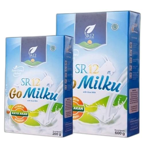 Gambar Susu Penggemuk Badan Dewasa dan Anak SR12 Go Milku Susu Kambing Bubuk - Putih, 200 dari Paradiso Market undefined Tokopedia