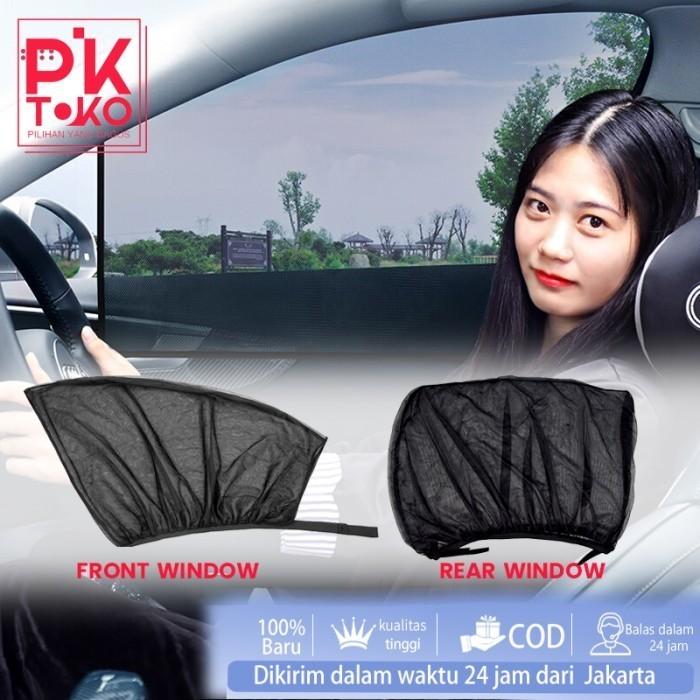 Gambar Tirai Mobil Anti Panas Anti Silau Penutup Kaca Mobil Kelambu Tirai - front&back dari PIKTOKO-TK undefined Tokopedia