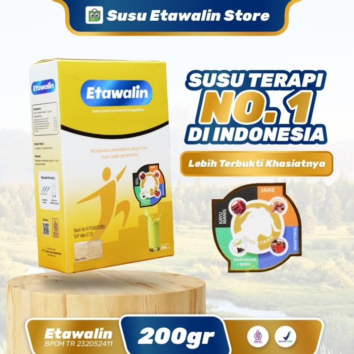 Gambar ETAWALIN Susu Kambing Bubuk Atasi Asam Urat Nyeri Sendi Pinggang 200gr dari Gerai Galaxy undefined Tokopedia