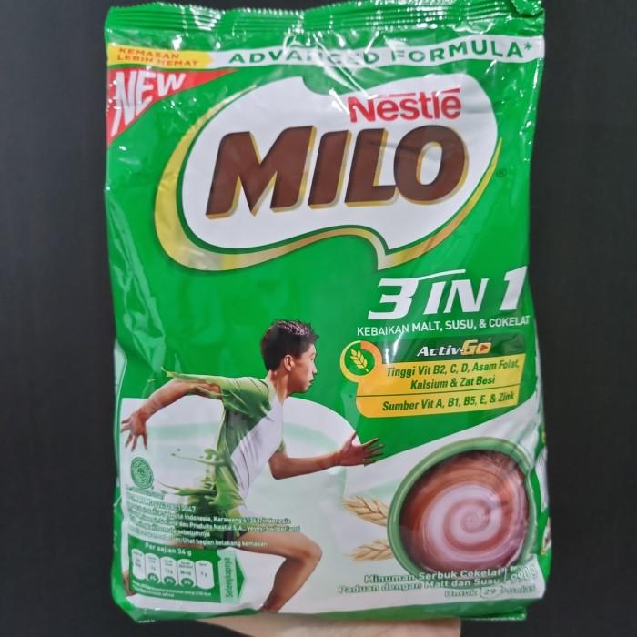 Gambar milo 3 in 1 active go 1 kg nestle dari PT Bergas Waras Slamet undefined Tokopedia