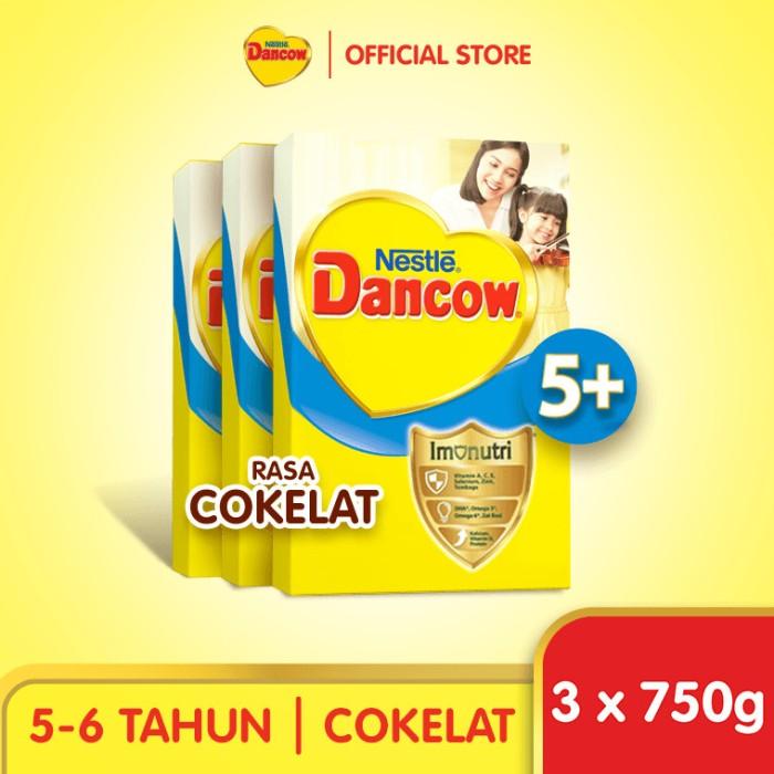 Gambar Nestle DANCOW 5+ Cokelat Susu Anak 5-12 Tahun Box 750g x 3pcs dari Gypsophila Store undefined Tokopedia
