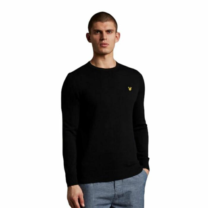 Gambar (Terbaik) Crewneck / Sweater Lyle & Scott Merino Original - Hitam, L dari balapan asokadi undefined Tokopedia