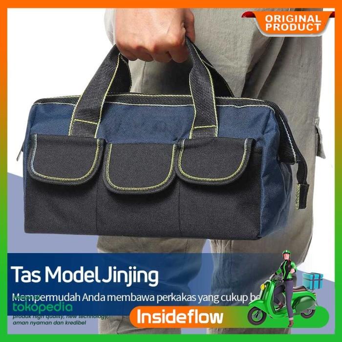 Gambar tas perkakas tool kit bag storage box wear peralatan tukang waterproof dari AKIM KANGKUNG undefined Tokopedia