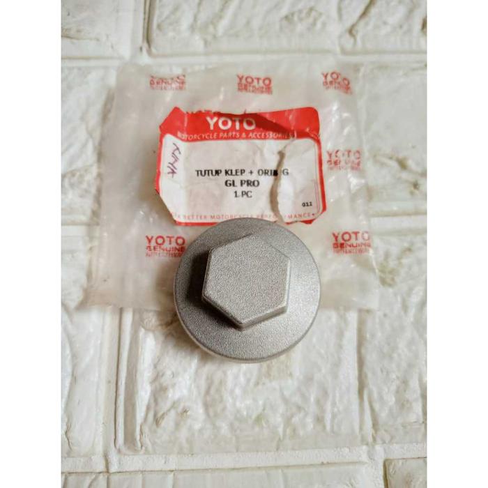Gambar NOS/TUTUP KLEP PLUS ORING HONDA GL-PRO MEGA-PRO GL-100 GL-125 TIGER dari CNC RAYA undefined Tokopedia