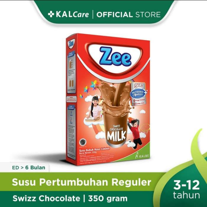 Gambar susu zee 350 gr coklat /susu formula 3-12 tahun dari Emilio Official undefined Tokopedia