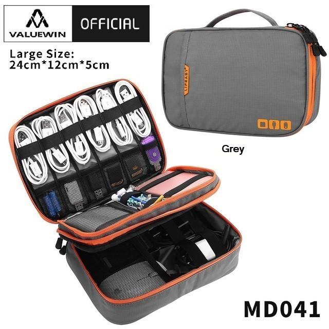 Gambar TERMURAH VALUEWIN MD041 L Size - Tas Travel Handbag Storage Aksesoris Gadget - Grey dari zizahsshop undefined Tokopedia