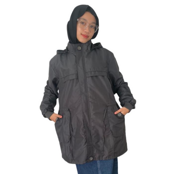 Jual jaket wanita dewasa lengan panjang original jacket parka
