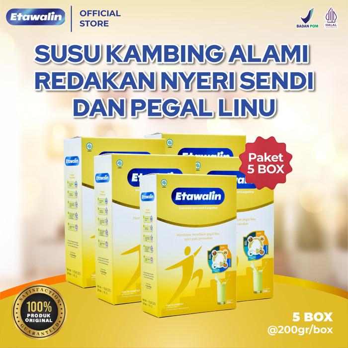 Gambar Etawalin Susu Etawa Original Atasi Asam Urat dan Nyeri Sendi 5 Box dari Emilio Official undefined Tokopedia