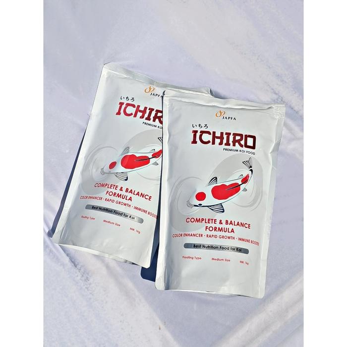 Gambar Ichiro Pakan Koi Ikan Pelet 1kg, 500gr, Smal/Medium Ikan Hias Koi Japfa - Ichiro 1kg M dari WU Aqua Expert 2 undefined 3 Tokopedia