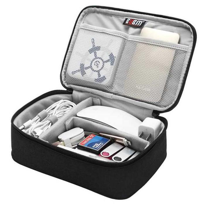 Gambar HEMAT Tas HP Aksesoris Gadget Kabel Charger Organizer Travel Portable Bag - Hitam dari zizahsshop undefined Tokopedia