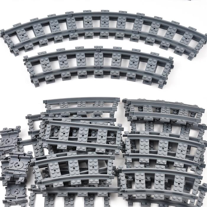 Gambar HG Straight train tracks Curved accessories car blocks Building Sets dari Hoeme Gear undefined Tokopedia