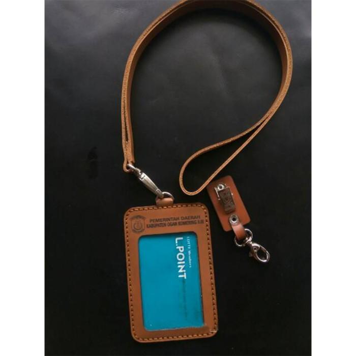 Gambar Name Tag Bank Name Tag Perusahaan Name Tag Custom Logo Bank Perusahaan - Hitam dari Leather House Garut undefined Tokopedia