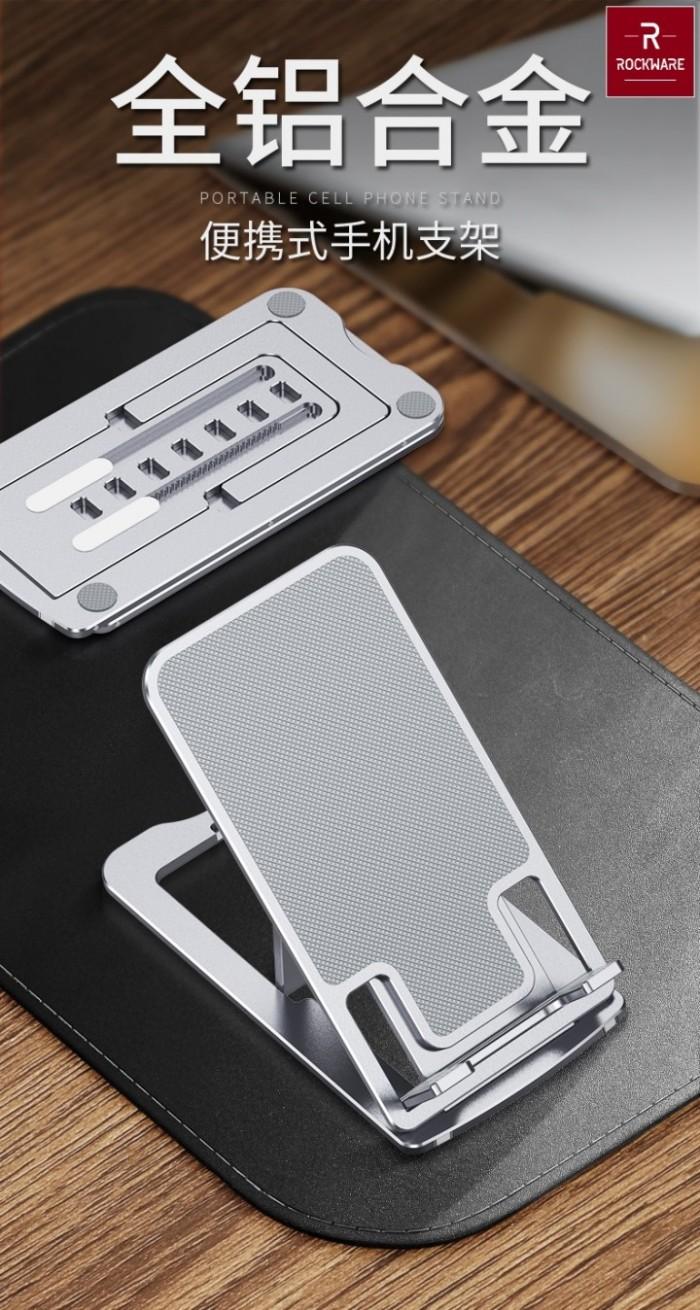 Gambar rockware slim folding metal desktop stand - mobile phones and tablets dari LUPIAHH39 undefined Tokopedia