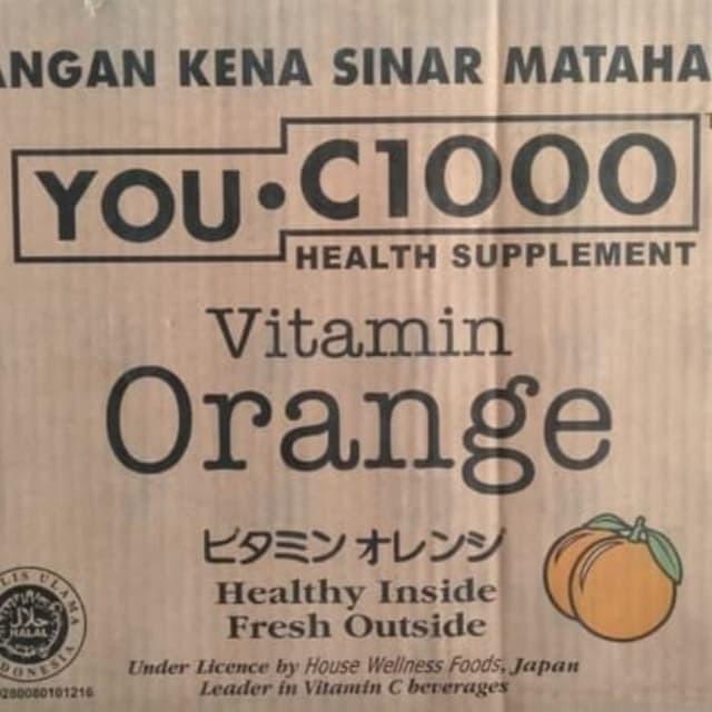 Gambar You C1000 Vitamin Orange 140 ML 1 Dus - Vitamin C Orange Limited dari renohta satya undefined Tokopedia