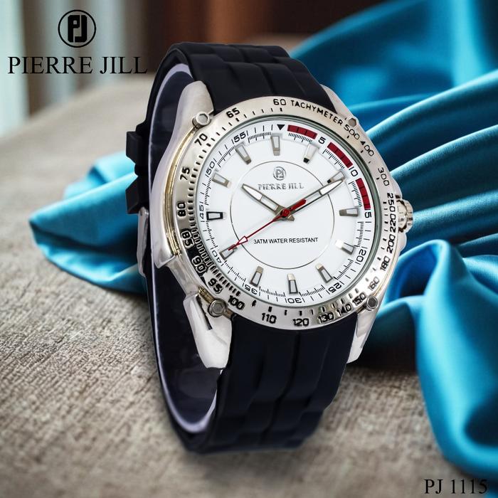 Gambar PIERRE JILL 1115 JAM TANGAN PRIA NEW SERIES FASHION SPORT SILIKON 3 ATM WATER RESISTANT OUTDOOR - MP-P dari Morning Watch undefined Tokopedia