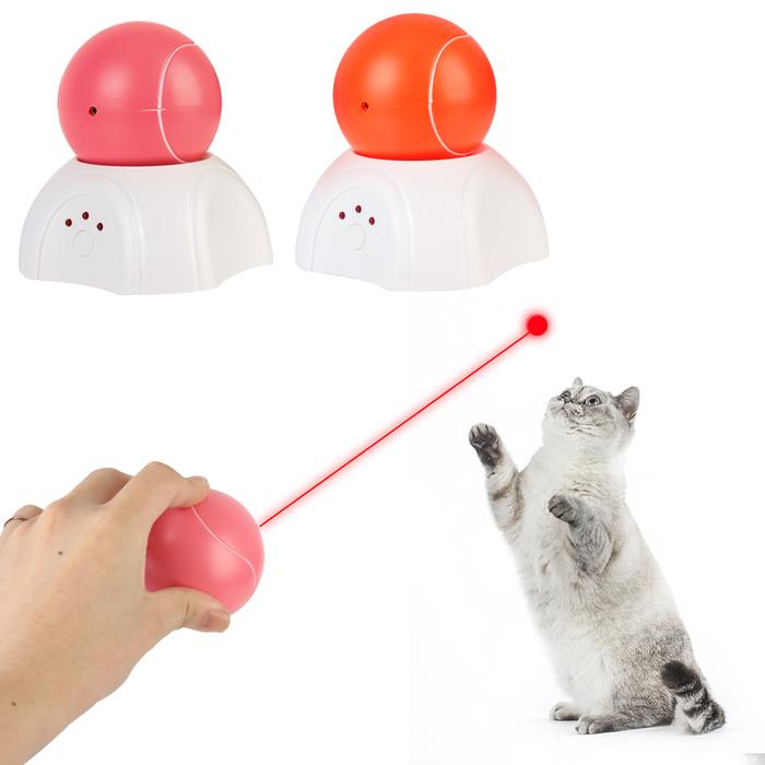 Gambar Automatic Interactive 360-degree Rotating Laser Ball Toy  Smart Teasing Roll Ball Cat Toys Funny Pet Supplies dari Kanjje undefined Tokopedia
