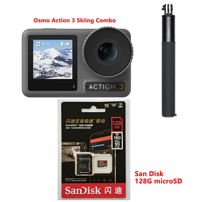 Gambar Oa3Dj Osmo Action 3 Skiing Combo Handheld Sports Camera Selfie S dari Bianca Phine undefined Tokopedia