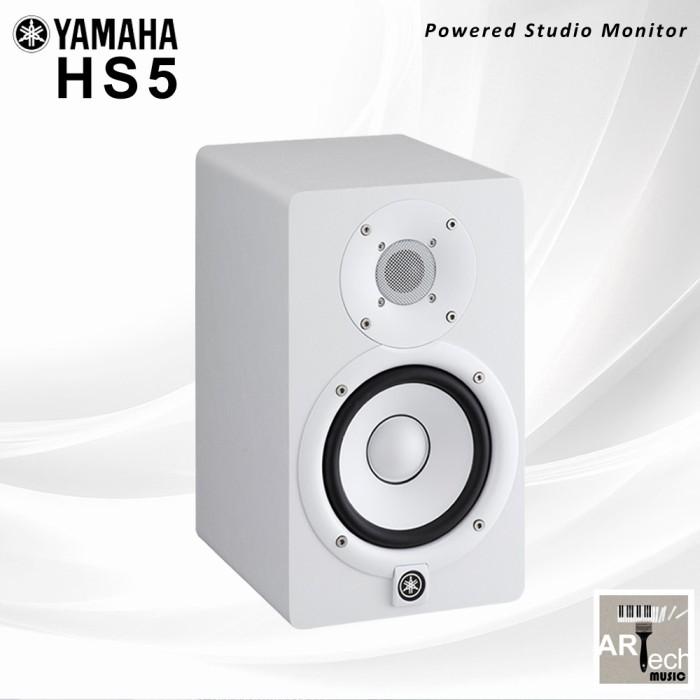 Gambar Yamaha HS5 Speaker Studio Monitor (1PCS) / HS 5 / H S5 - Putih dari Artech Music Kota Bekasi Tokopedia