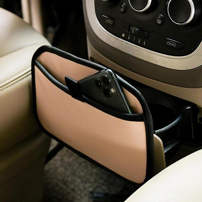 Gambar Car Seat Side Organizer PU Leather Pocket Organizer For Car Interior dari adnanstore625 undefined Tokopedia