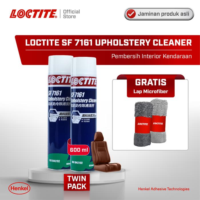 Gambar Loctite Sf 7161 Upholstery Cleaner Pembersih Interior 600 Ml Twin Pack dari mikoooookhs undefined Tokopedia