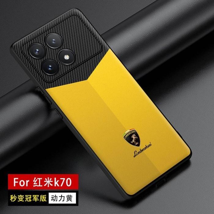 Gambar CasePOCO X6 5G / POCO X6 PRO 5G / POCO M6 PRO CASE PHONE CASE LEATHER CARBON LAMBORCHINI - GREEN, POCO X6 5G - YELLOW, POCO X6 PRO 5G dari GARUDACASE undefined Tokopedia