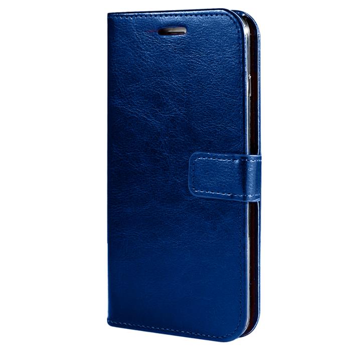 Gambar [ IPHONE 6 / 6 PLUS / 7 / 7 PLUS / 8 / 8 PLUS ] VISEAON GENUINE LEATHER CASE FLIP STAND COVER CASING DOMPET KULIT / CASE BUKU / CASE FLIP - BIRU NAVY, IPHONE 6 dari WX Acc Store undefined Tokopedia