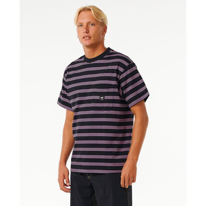 Gambar Rip Curl Quality Surf Products Stripe Tee - Black - M dari RIP CURL Indonesia undefined Tokopedia