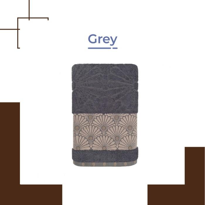 Gambar Goto Luxebrez Bath Towel Handuk Mandi Lembut Halus Motif Dewasa - GREY dari Livyo Shop undefined Tokopedia