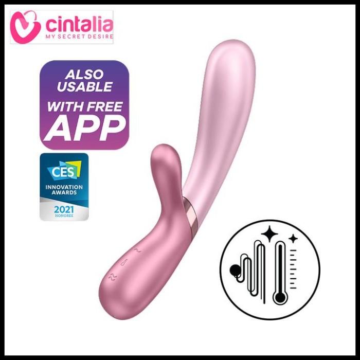 Gambar SATISFYER HOT LOVER WARMING RABBIT VIBRATOR - Rose-Pink dari Hakaku Salea undefined Tokopedia