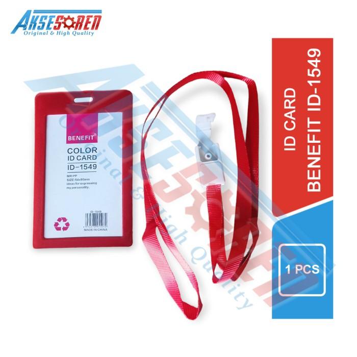 Gambar Name Tag ID Card Tali Gantung Nametag Tali Lanyard Benefit ID-1549 - A1 dari Aksesoren Kab. Indramayu Tokopedia