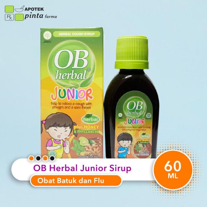 Gambar OB HERBAL JUNIOR SIRUP 60 ML Murah dari sajiddfarhan undefined Tokopedia