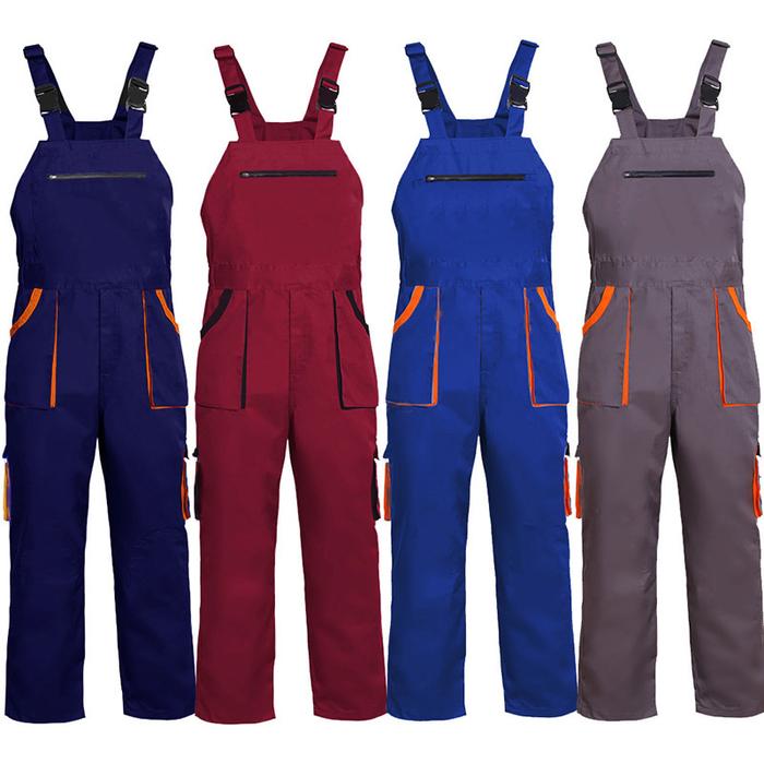 Gambar Bib Overalls Men Women Work Clothing Plus Size Protective Coveralls Strap Jumpsuits with Pockets Uniforms Sleeveless Bib Pants dari Sense Wave undefined Tokopedia