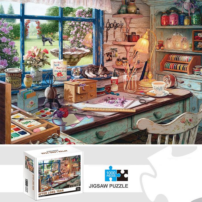 Gambar EF 1000 Pieces After Long Year Jigsaw Puzzles for Adults Home Decor dari electro faqss undefined Tokopedia