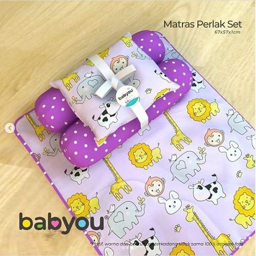 Gambar Baby You Matras Set Kasur Perlak Bantal Guling Bayi Bedding Mattras Terlaris - KawaiAnimalUngu dari makmursejahtera826 undefined Tokopedia