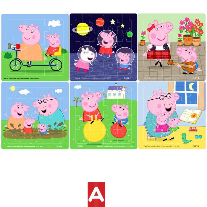 Gambar EF Peppa pig MINI Jigsaw Puzzles Educational Toys Educational Puzzl dari electro faqss undefined Tokopedia