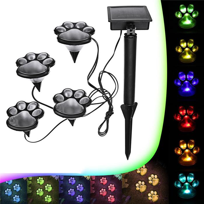 Gambar Lampu Tidak Imajinatif 4 LED Animal Paw Print Power Solar yang Tepat u dari POCKET STORE99 undefined Tokopedia