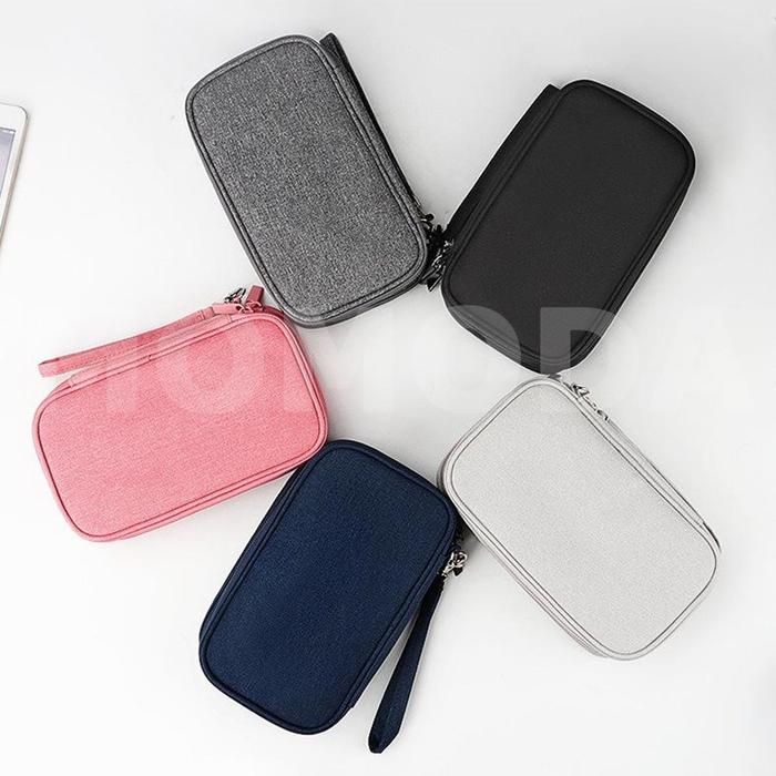 Gambar TERLARIS PowerBank Earphone Pouch Bag Case Tas Travel Organizer Gadget & Aksesoris Bag Organizer dari jumeda pedia undefined Tokopedia
