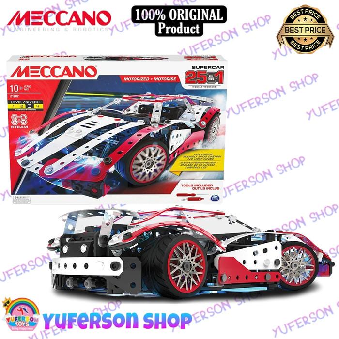 Gambar Meccano Engineering & Robotics Motorized Supercar 25 In 1 Model 21202 dari PAAPIIPU MARKET undefined Tokopedia