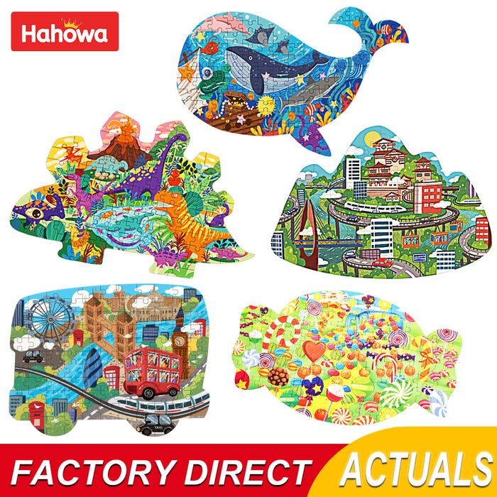 Gambar EF Hahowa Dinosaur Puzzle Child City Animal Shapes Jigsaw Puzzles Fo dari electro faqss undefined Tokopedia