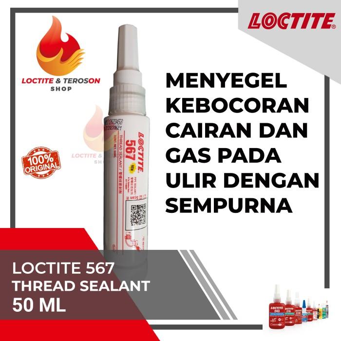 Gambar BERKUALITAS SEALANT PENCEGAH KEBOCORAN CAIRAN DAN GAS PADA ULIR LOCTITE 567 50ML dari yurii06 undefined Tokopedia