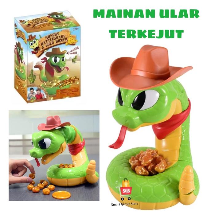 Gambar New Arrival HTO - Mainan Ular Terkejut Rattlesnake Surprise Snake Prank Toy Hadiah Kaget Permainan Keluarga Teman Game SNI dari ArtisticInspiration undefined Tokopedia