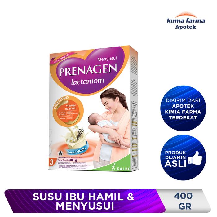 Gambar PRENAGEN LACTAMOM VANILA 400 GR / SUSU IBU HAMIL & MENYUSUI dari Kimia Farma Apotek Sulawesi OS undefined Tokopedia