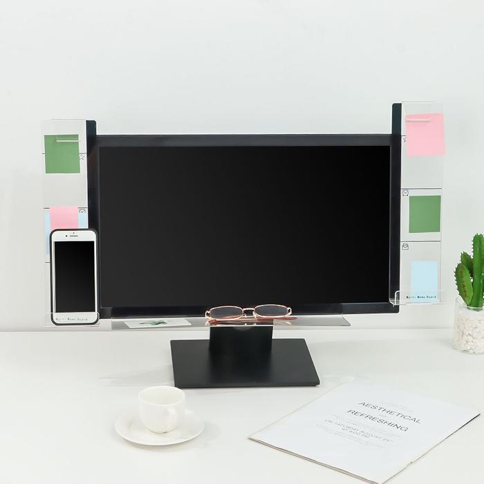 Gambar WH Gift Name Card Box Phone Holder Acrylic Memo Clamp Desktop Organi dari WorryFree Hasina undefined Tokopedia