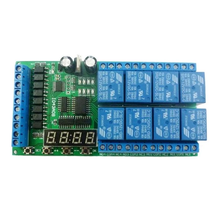 Gambar Multifunction 12V 8 Channel Digital Display Time Delay for PC Office Supplies dari Metropolitan Company undefined Tokopedia