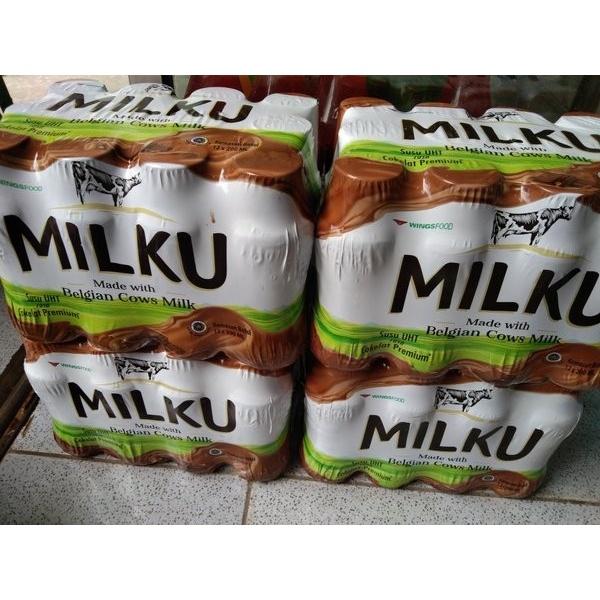 Gambar MILKU SUSU COKLAT / COKELAT UHT 200ML DUS ISI 12 BOTOL dari Selera Men undefined Tokopedia